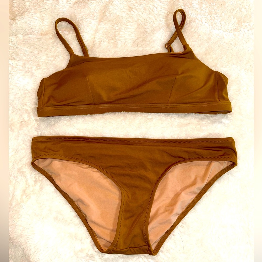 MADEWELL BIKINI. Top is size XL, bottom is size L.
